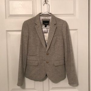 Jcrew Schoolboy Grey Herringbone Blazer - size 00